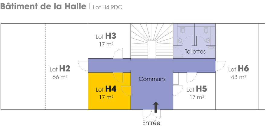 Local professionnel 17 m2 accès plain-pied Strasbourg - Schiligheim